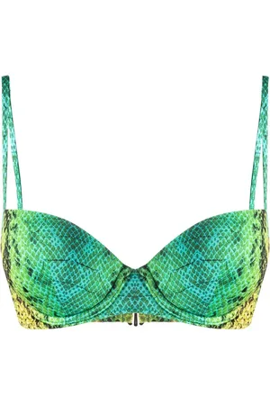 Noire Swimwear Bikinioberteil mit Schlangen-Effekt