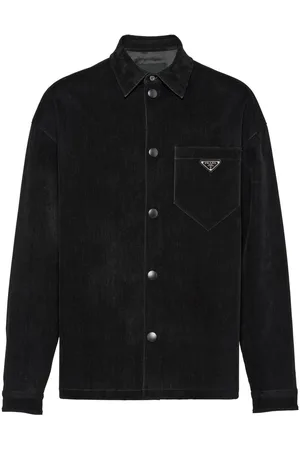Prada Hemd mit Triangel-Logo