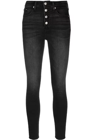 Calvin Klein Damen Skinny Jeans - Skinny-Jeans mit hohem Bund
