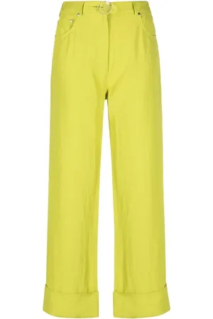 Stella McCartney High-Waist-Hose mit geradem Bein