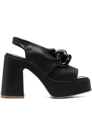 Stella McCartney Sandalen mit Blockabsatz 125mm