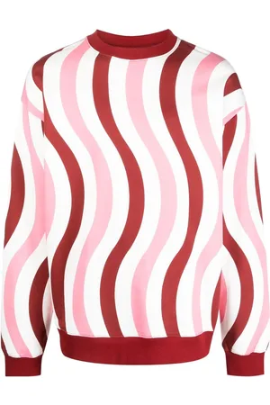 Camper Sweatshirt mit Wellen-Print