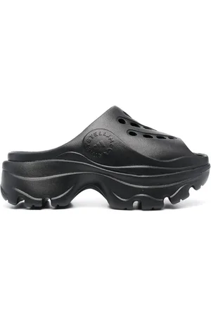 adidas Clogs mit Logo-Prägung