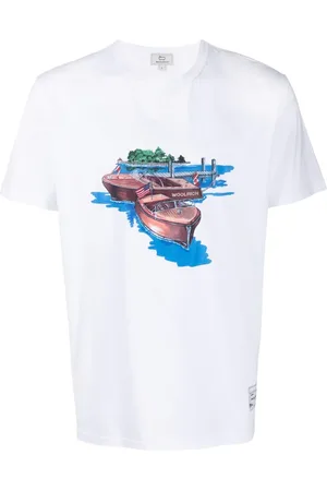Woolrich T-Shirt mit grafischem Print