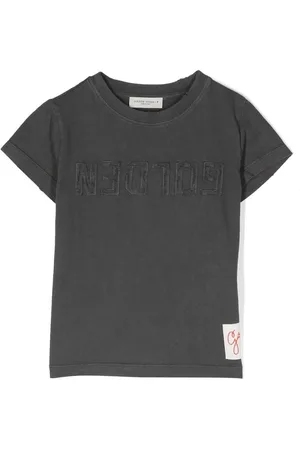Golden Goose T-Shirt mit Logo-Applikation