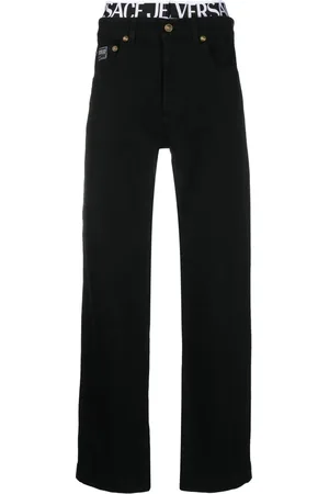 VERSACE Straight-Leg-Jeans mit Logo-Bund