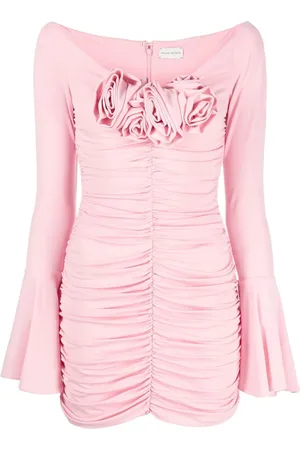 MAGDA BUTRYM Minikleid mit Rosenapplikation