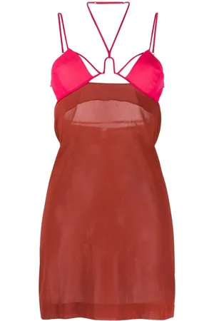Nensi Dojaka Minikleid mit Riemen