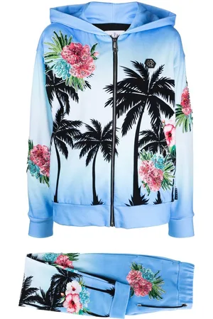 Philipp Plein Jogginganzug mit Hawaii-Print