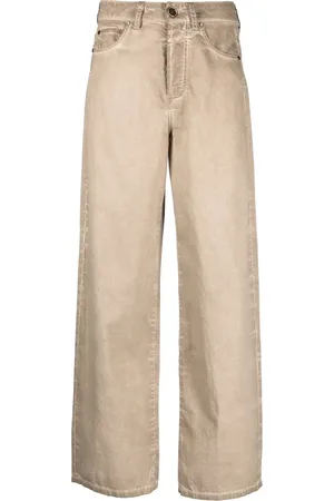 UMA WANG High-Waist-Jeans mit geradem Bein