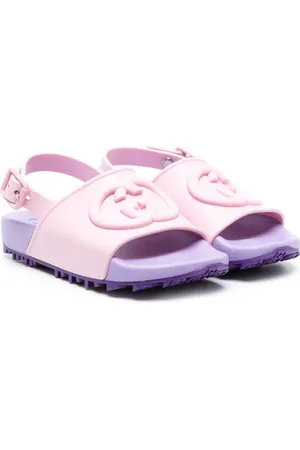 Gucci Slingback-Sandalen mit GG
