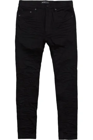 Purple Brand Slim-Fit-Jeans mit Knitteroptik