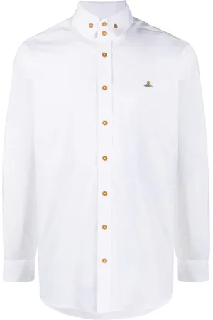 Vivienne Westwood Hemd aus Popeline mit Orb-Stickerei