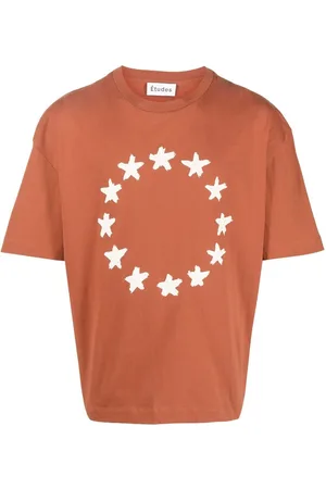 Etudes T-Shirt mit Sterne-Print