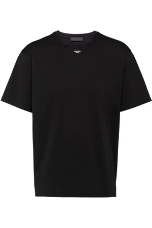 Prada T-Shirt mit Logo-Print