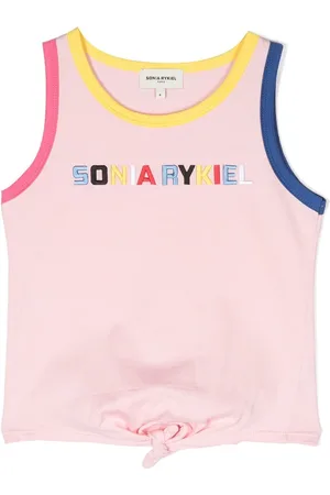 Sonia Rykiel Enfant Tanktop mit Logo-Stickerei