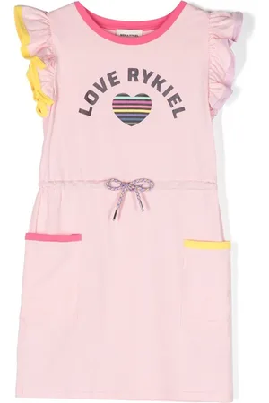 Sonia Rykiel Enfant Fancy Kleid mit Rüschenärmeln