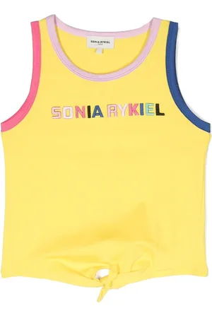 Sonia Rykiel Enfant Tanktop mit Logo-Stickerei