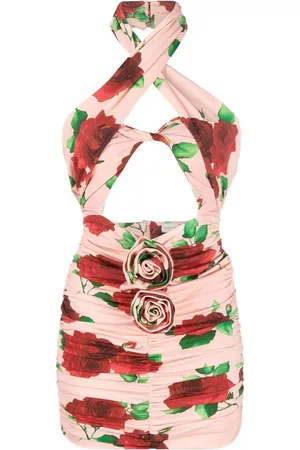 MAGDA BUTRYM Minikleid mit Blumen-Print