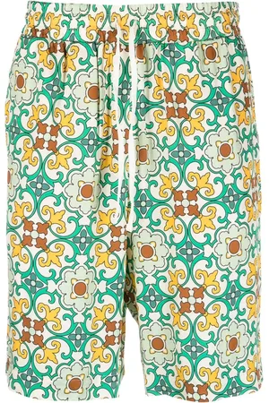 Drôle de Monsieur Shorts mit Faïence-Print
