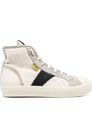 Rhude High-Top-Sneakers mit Kontrasteinsätzen