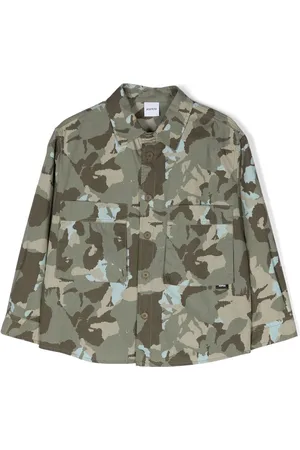 Aspesi Hemd mit Camouflage-Print