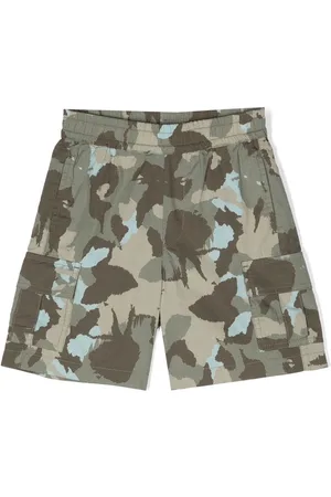 Aspesi Shorts mit Camouflage-Print