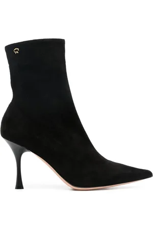 Gianvito Rossi Dunn Wildlederstiefel 85mm