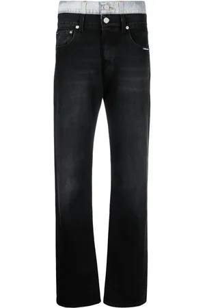 VTMNTS Halbhohe Straight-Leg-Jeans