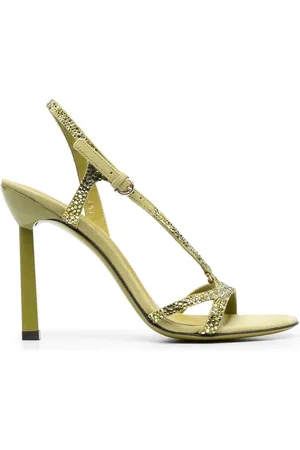 Salvatore Ferragamo Gancini Sandalen mit Strass