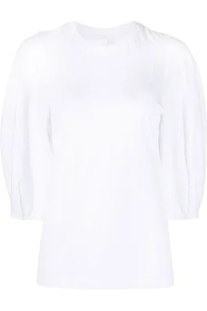 Chloé T-Shirt mit Logo-Stickerei