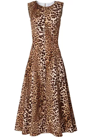 Carolina Herrera Kleid mit Leoparden-Print