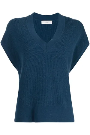 PRINGLE OF SCOTLAND Geripptes Strickoberteil