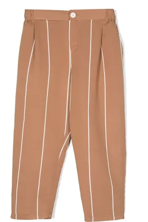 DOUUOD KIDS Gestreifte Tapered-Hose