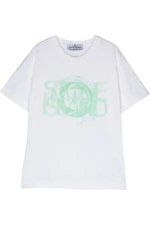 Stone Island T-Shirt mit Logo-Print