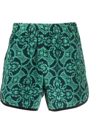 Marine Serre Oriental Towels Joggingshorts