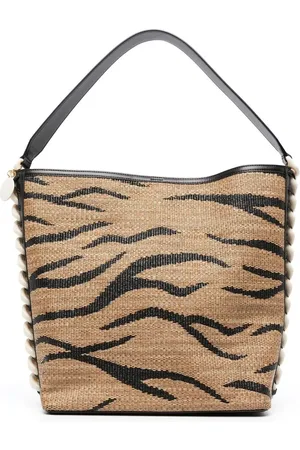 Stella McCartney Shopper mit Tigerstreifen