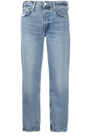 AGOLDE Gerade Cropped-Jeans