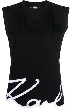 Karl Lagerfeld Signature Tanktop aus Bio-Baumwolle