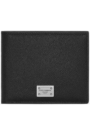 Dolce & Gabbana Portemonnaie mit Logo-Schild
