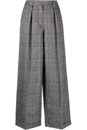 Kenzo Weite Hose mit Karomuster