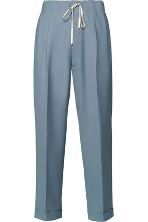 Maison Margiela Twill-Hose mit Bundfalten