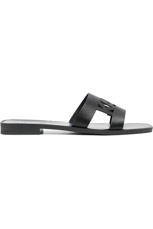 Karl Lagerfeld Sandalen mit Logo-Streifen