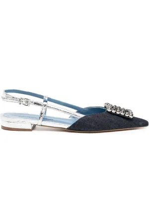 Madison.Maison Slingback-Pumps mit Kristallen