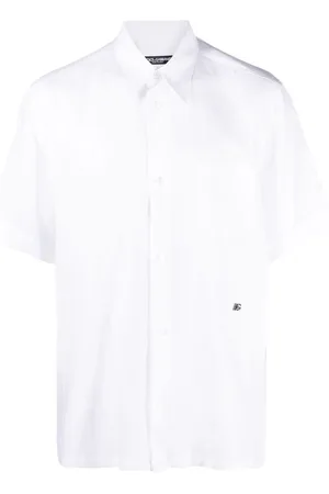 Dolce & Gabbana Bowlinghemd mit Logo-Schild