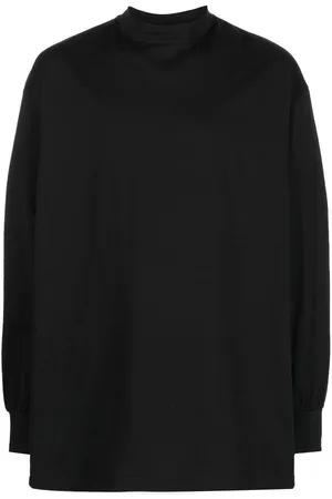 Y-3 Langarmshirt mit Stehkragen