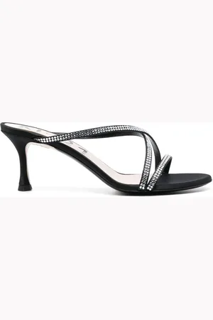 Nº21 Mules mit Kristallen 60mm