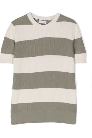 Brunello Cucinelli Gestreiftes T-Shirt