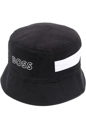HUGO BOSS Fischerhut mit Logo-Stickerei