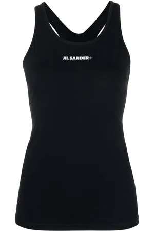 Jil Sander Tanktop mit Logo-Print